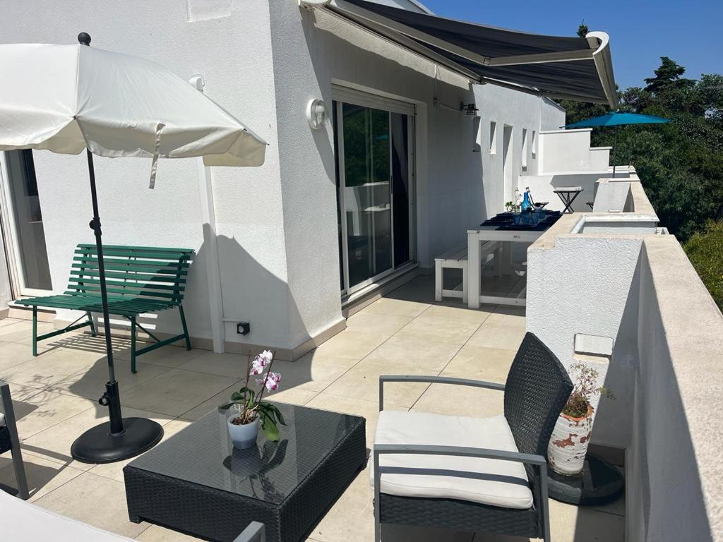 Apartamento Magnifique duplex dernier étage, grande terrasse Montpellier Exterior foto